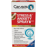 Caruso's Natural Health Stress and Anxiety Spray 30mL